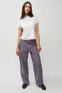 GUIZIO Adrian Gingham Pant- Pants