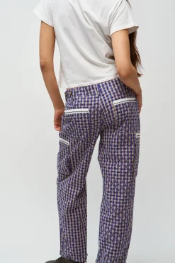 GUIZIO Adrian Gingham Pant- Pants