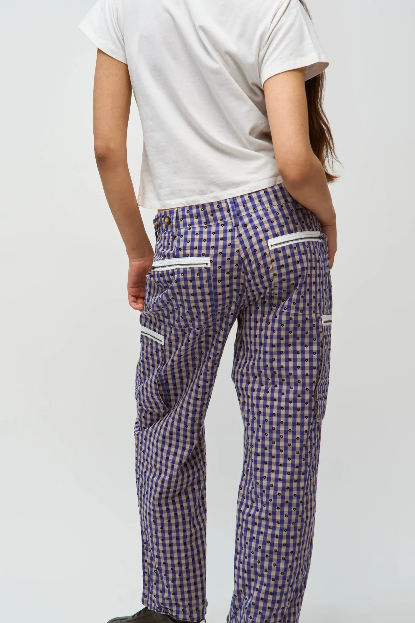 GUIZIO Adrian Gingham Pant- Pants