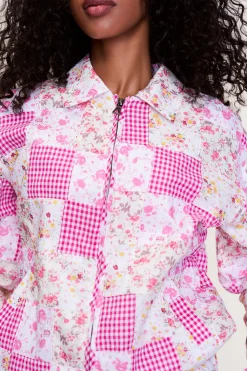 GUIZIO Adrian Patchwork Bomber- Jackets