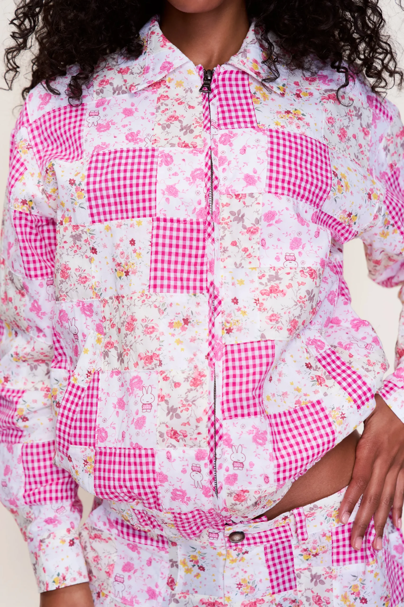 GUIZIO Adrian Patchwork Bomber- Jackets