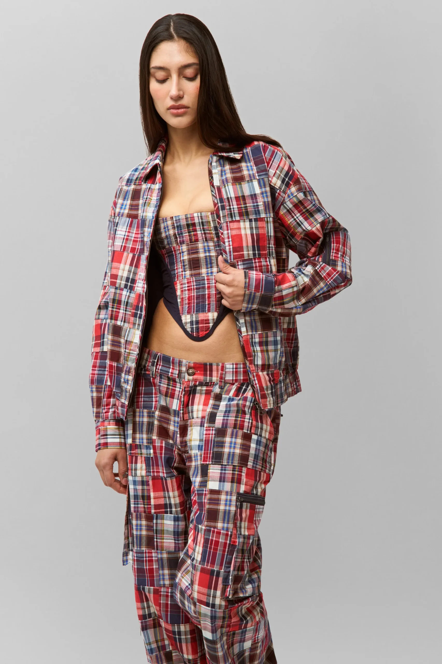 GUIZIO Adrian Patchwork Bomber- Jackets