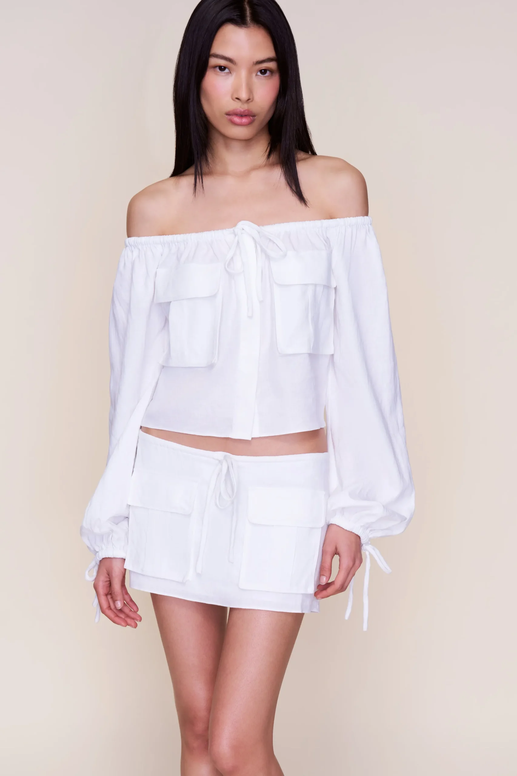 GUIZIO Akiko Top- Long Sleeve Tops|Tops