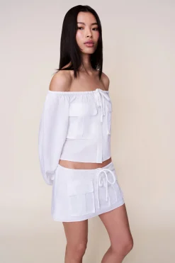 GUIZIO Akiko Top- Long Sleeve Tops|Tops