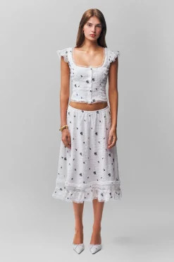 GUIZIO Aletta Skirt- Midi Skirts