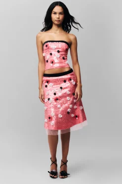 GUIZIO Ambroise Sequin Skirt- Skirts