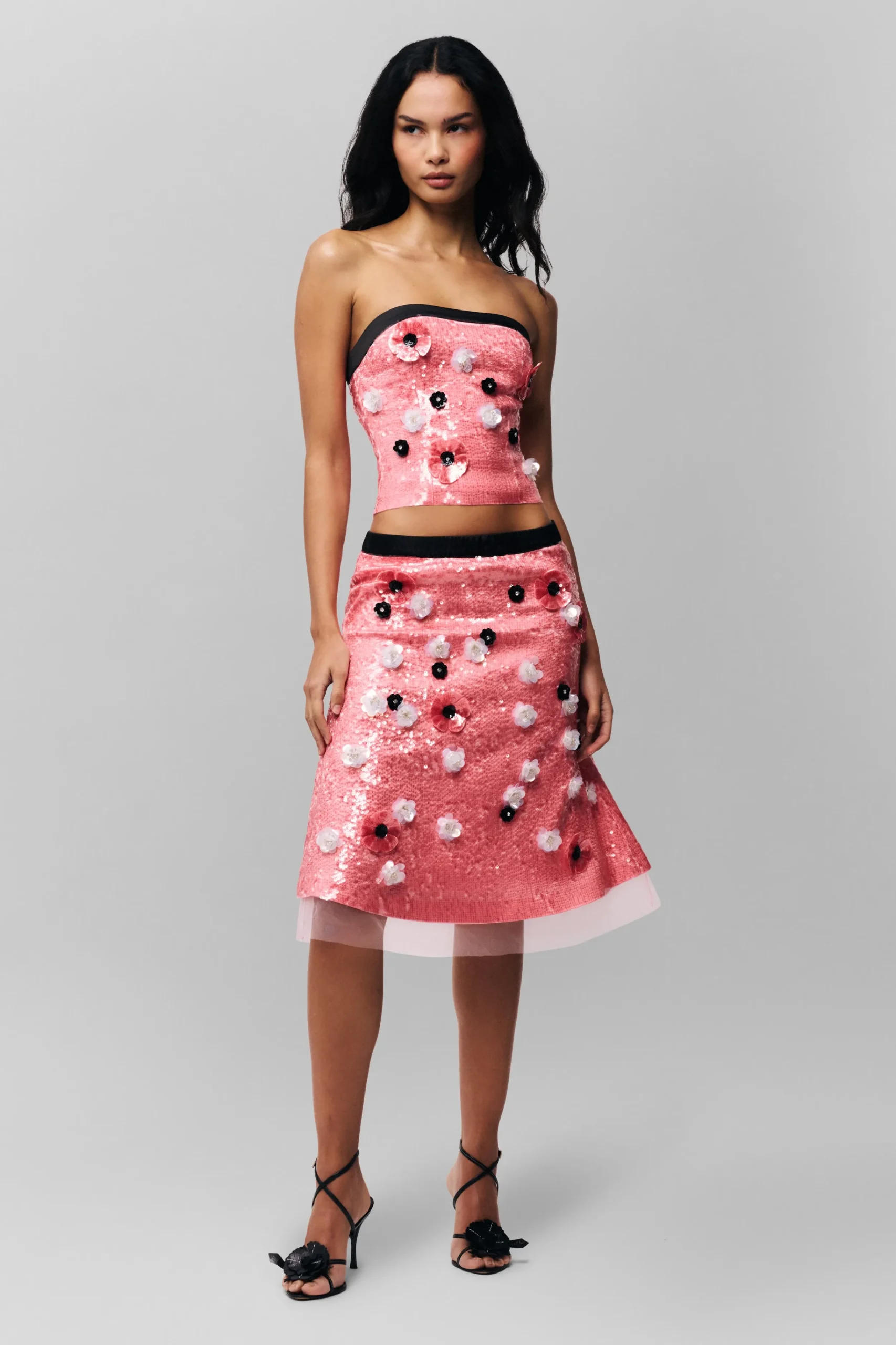 GUIZIO Ambroise Sequin Skirt- Skirts