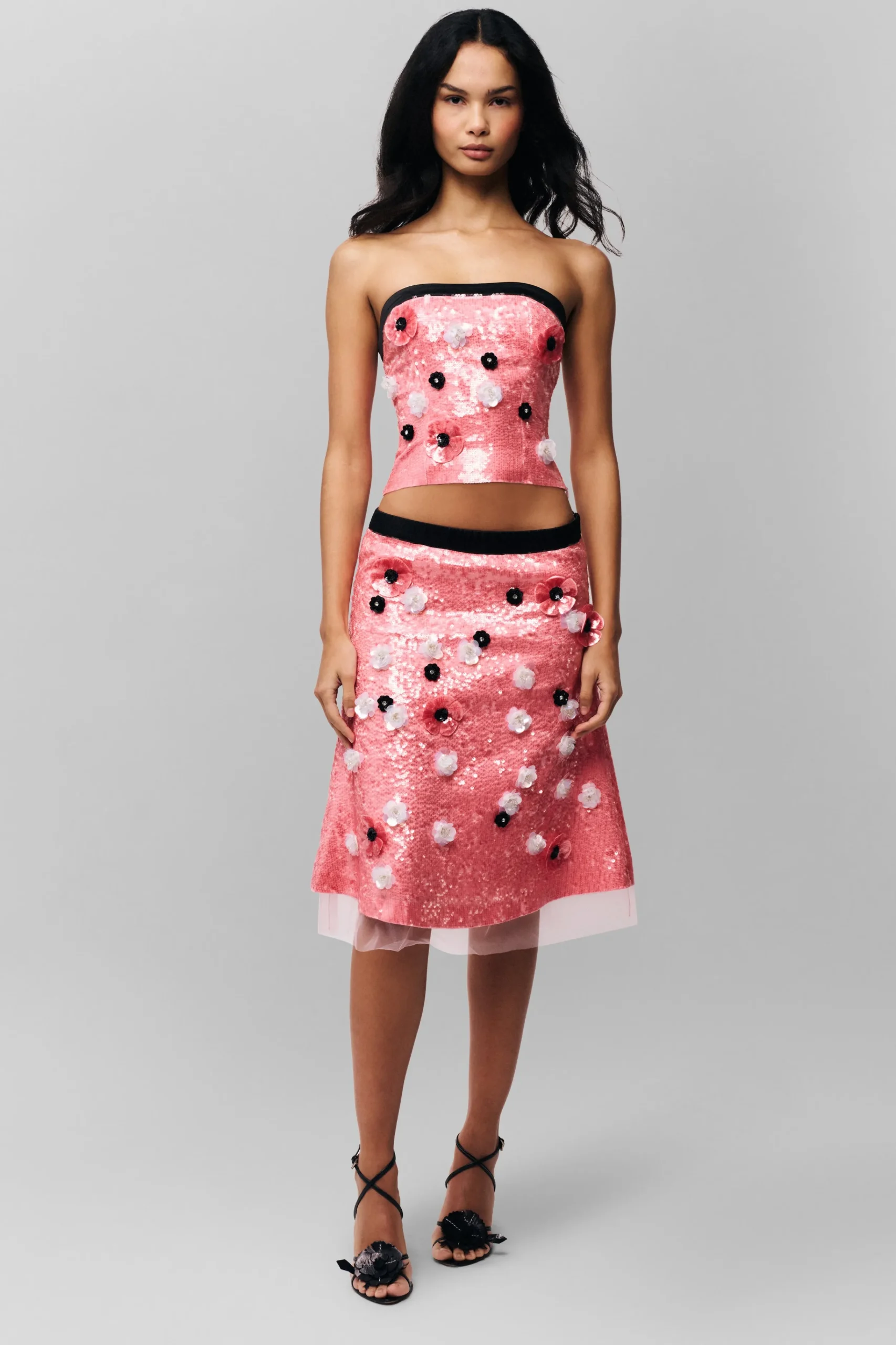 GUIZIO Ambroise Sequin Skirt- Skirts