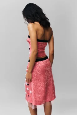 GUIZIO Ambroise Sequin Tube Top- Tops