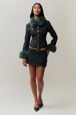 GUIZIO Anais Cargo Mini Skirt- Mini Skirts|Skirts