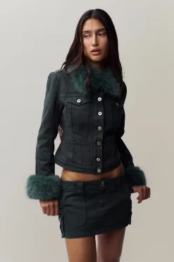 GUIZIO Anais Cargo Mini Skirt- Mini Skirts|Skirts