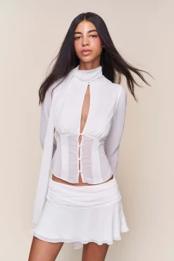 GUIZIO Ara Long Sleeve Top- Tops