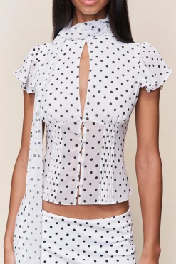 GUIZIO Ara Top- Short Sleeve Tops|Tops