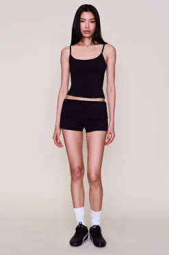 GUIZIO Body Fold-Over Micro Short- Shorts
