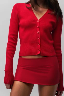 GUIZIO Camelie Cardigan Top- Sweaters|Tops