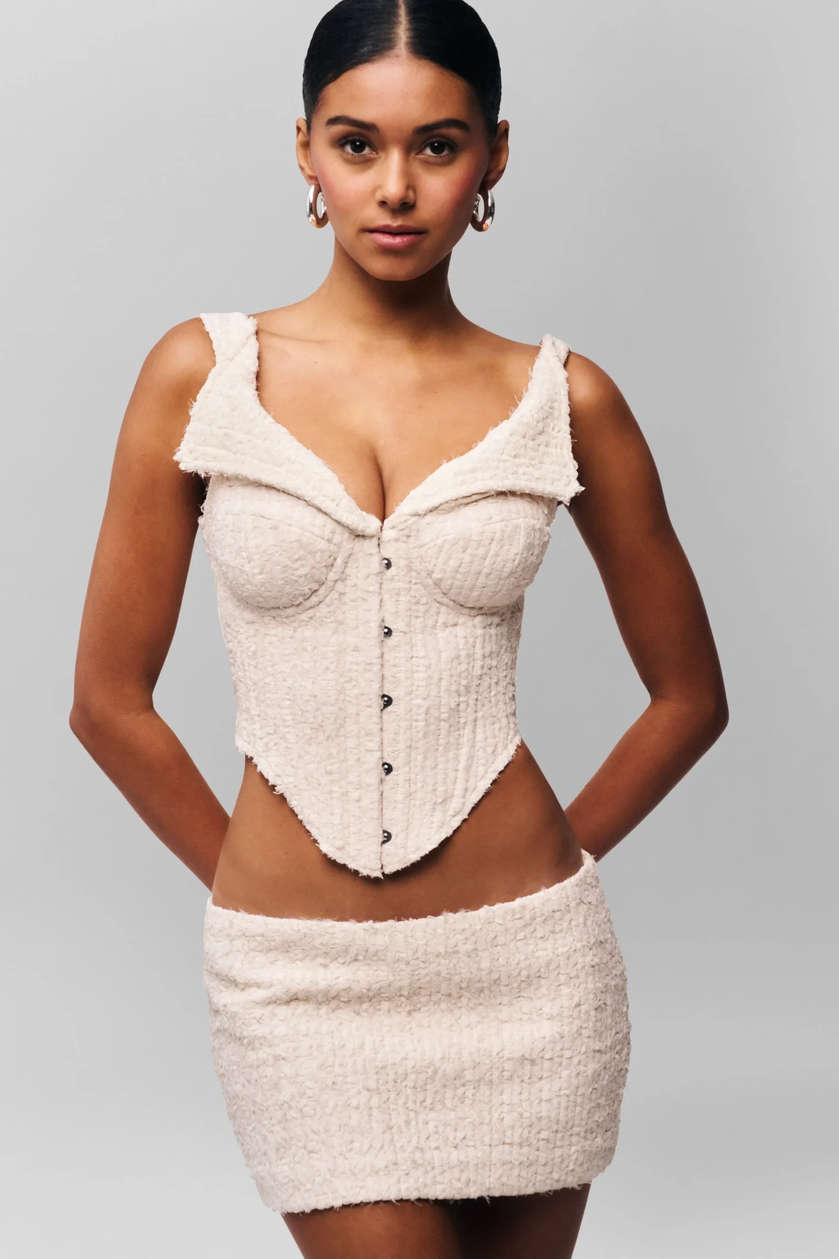 GUIZIO Chamonix Chiffon Mini Skirt- Mini Skirts|Skirts