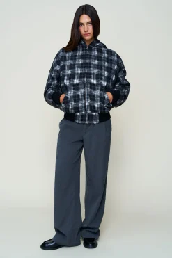 GUIZIO Charli Hooded Quilted Jacket- Jackets