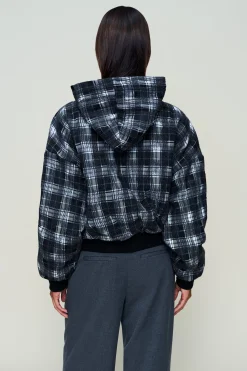 GUIZIO Charli Hooded Quilted Jacket- Jackets