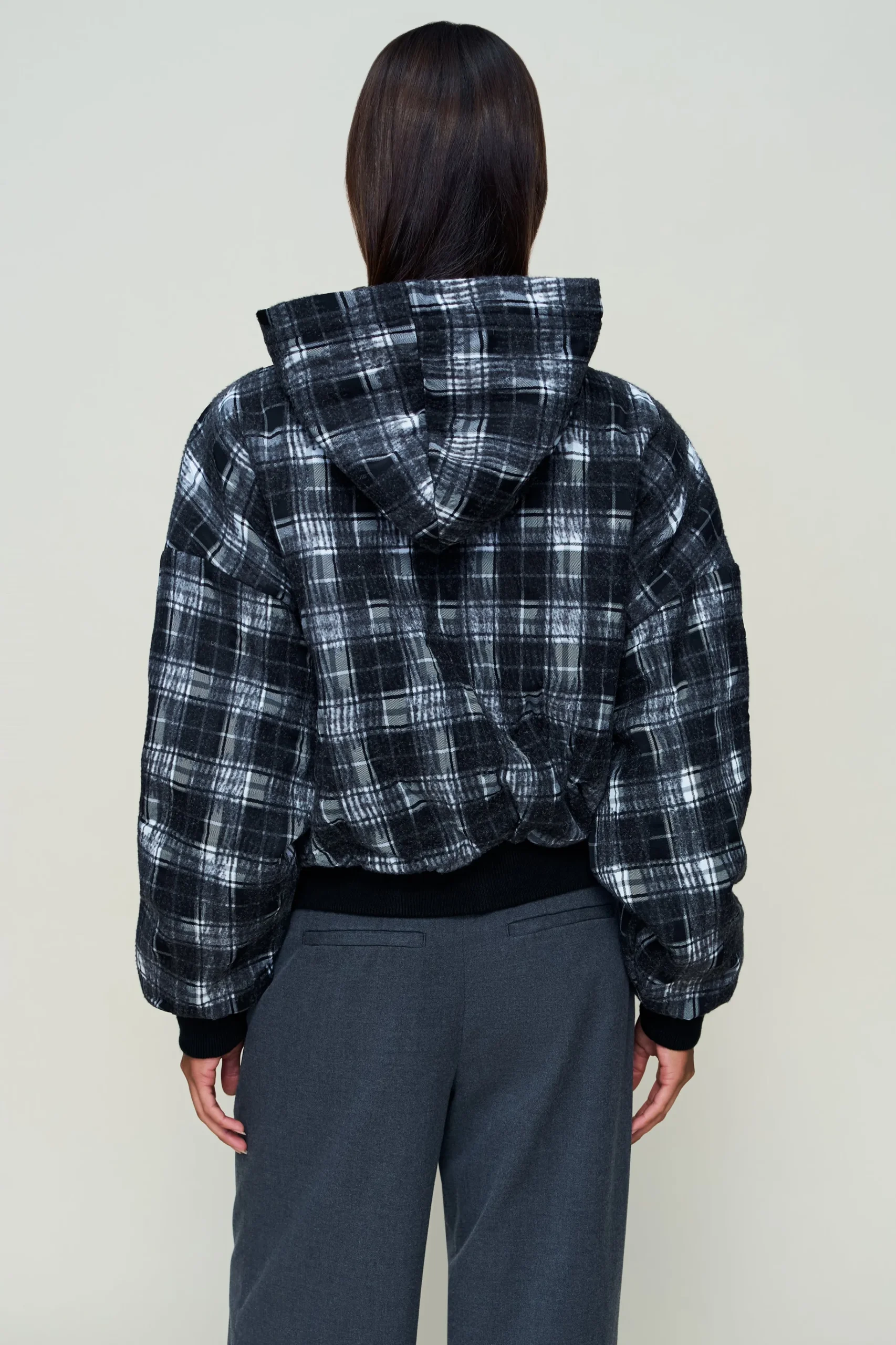 GUIZIO Charli Hooded Quilted Jacket- Jackets