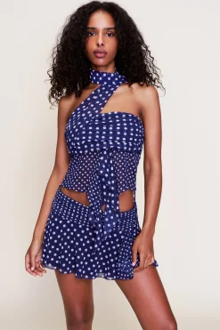 GUIZIO Chiffon Wrap Around Top- Sleeveless Tops|Tops