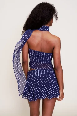 GUIZIO Chiffon Wrap Around Top- Sleeveless Tops|Tops