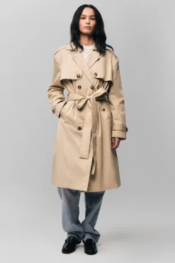 GUIZIO Classic Trench Coat- Jackets