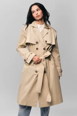 GUIZIO Classic Trench Coat- Jackets