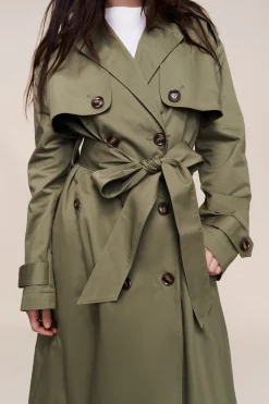 GUIZIO Classic Trench Coat- Jackets