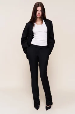 GUIZIO Cora Ruched Hem Pant- Pants
