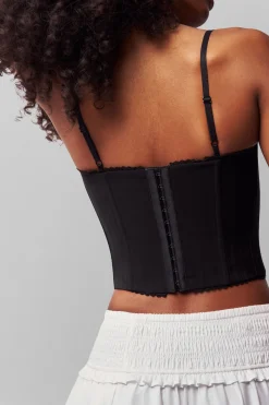 GUIZIO Cotton Scallop Corset- Corsets|Corsets