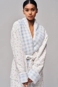 GUIZIO Cozy Cloud Reversible Robe- Intimates