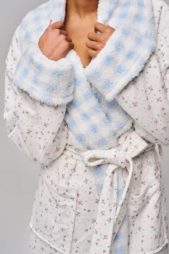 GUIZIO Cozy Cloud Reversible Robe- Intimates