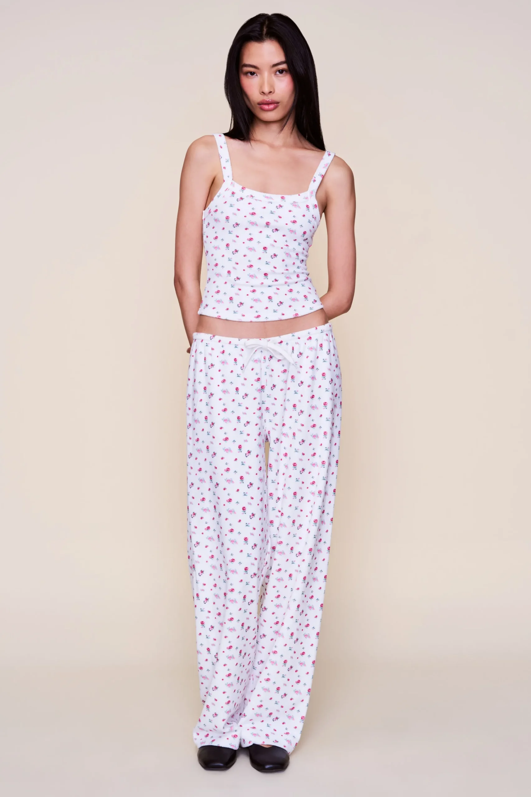 GUIZIO Dani Terry Pant- Pants