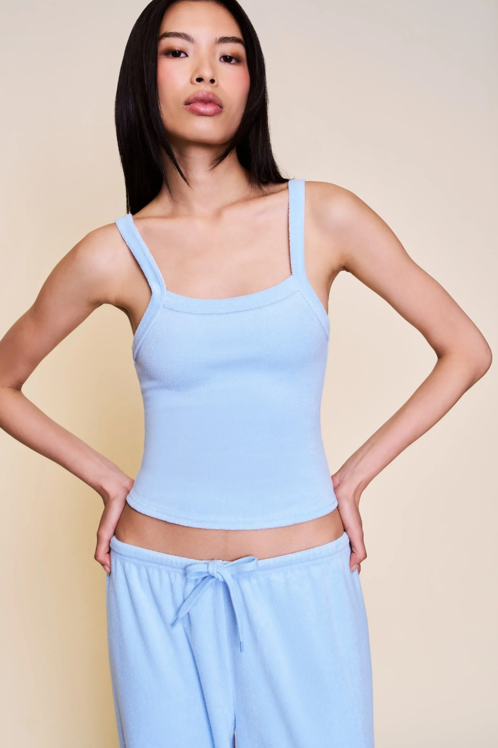 GUIZIO Dani Terry Tank- Sleeveless Tops|Tops