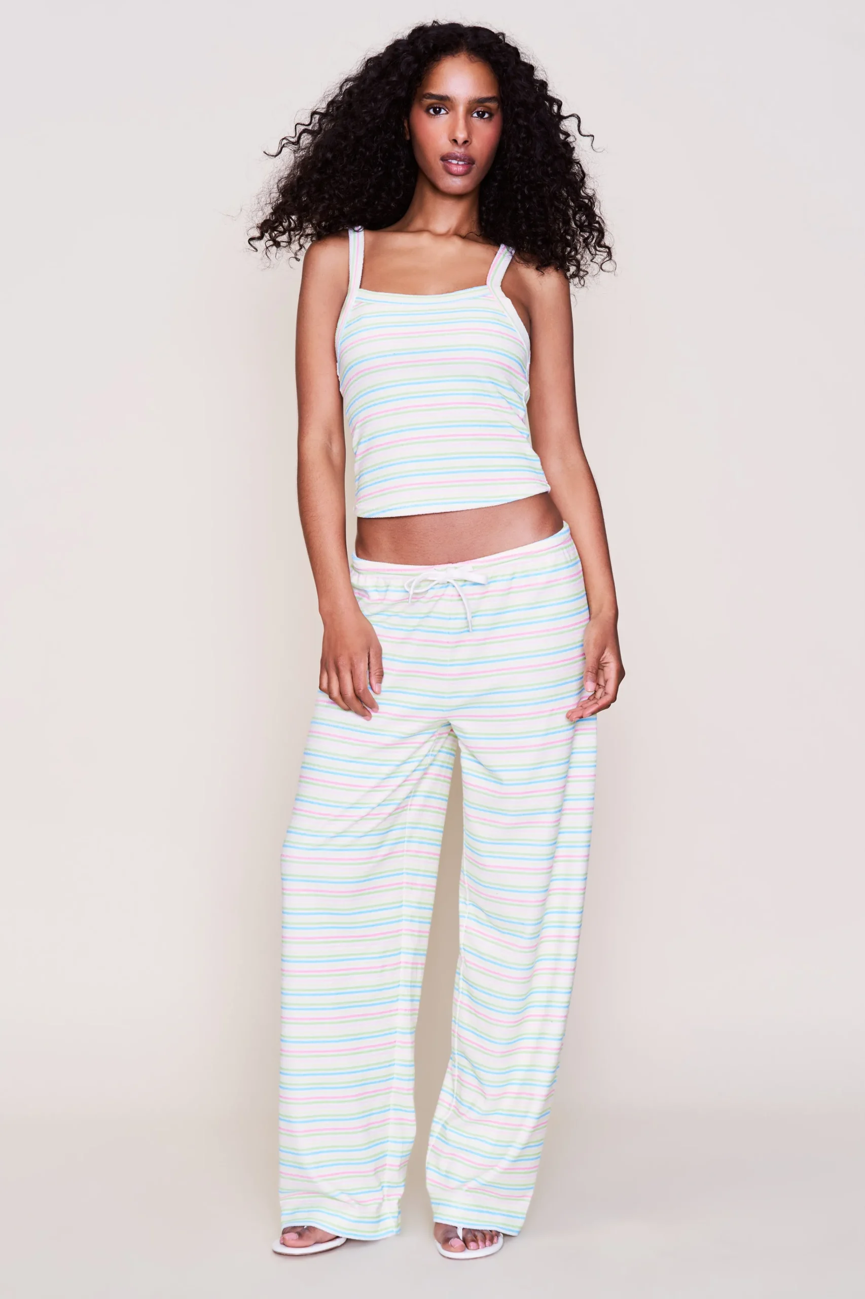 GUIZIO Dani Terry Tank- Sleeveless Tops|Tops