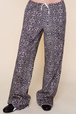 GUIZIO Drawstring Fleece Pant- Pants