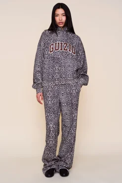 GUIZIO Drawstring Fleece Pant- Pants