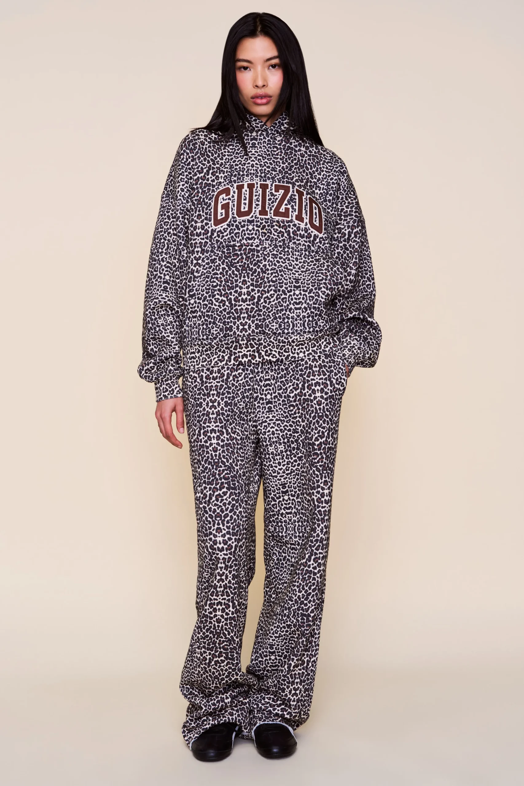 GUIZIO Drawstring Fleece Pant- Pants