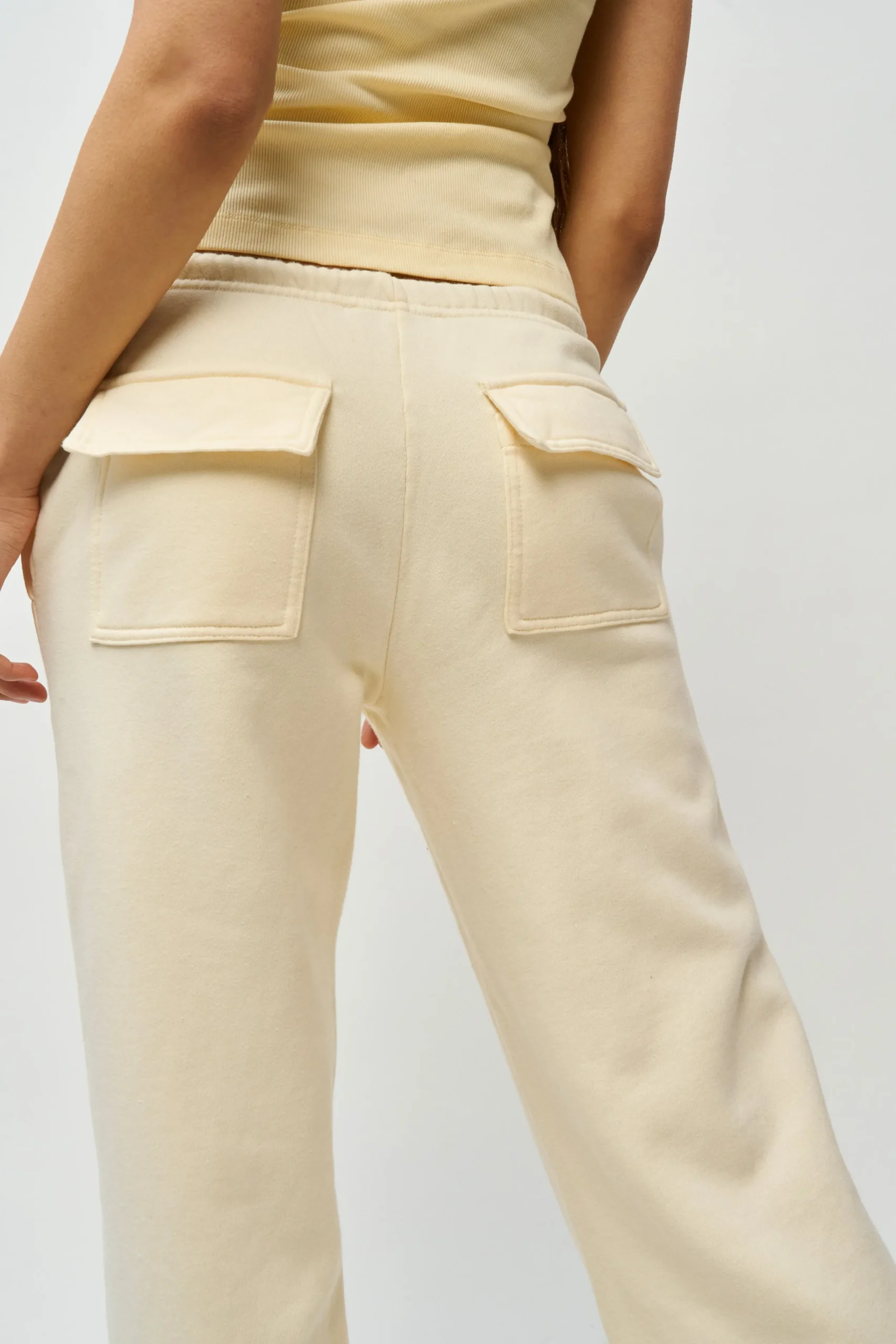 GUIZIO Drawstring Fleece Pant- Pants
