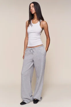 GUIZIO Drawstring Fleece Pant- Pants