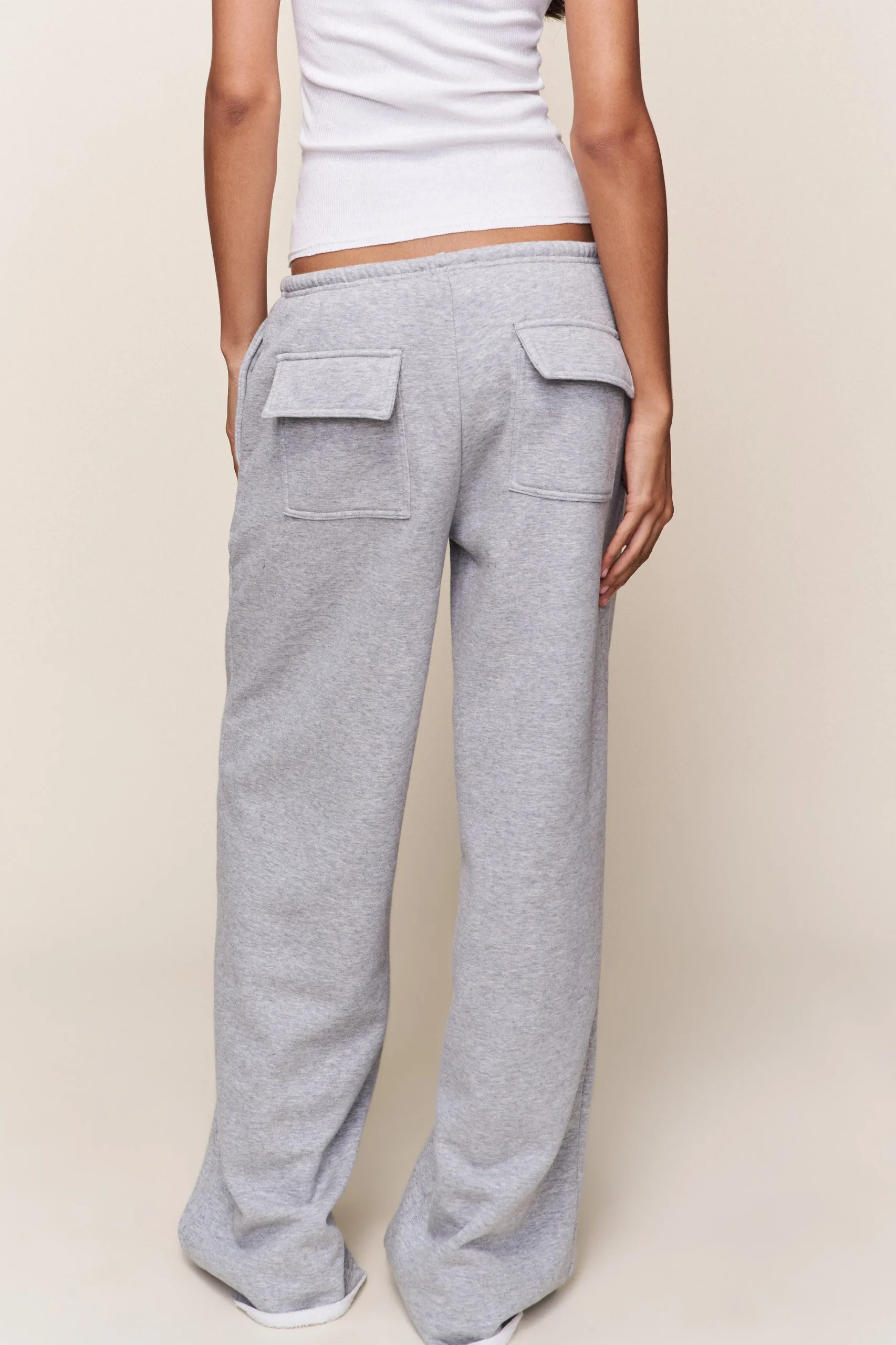 GUIZIO Drawstring Fleece Pant- Pants