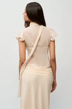 GUIZIO Eda Skirt- Midi Skirts|Skirts