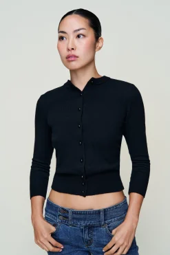 GUIZIO Emelie Wool Cardigan- Sweaters