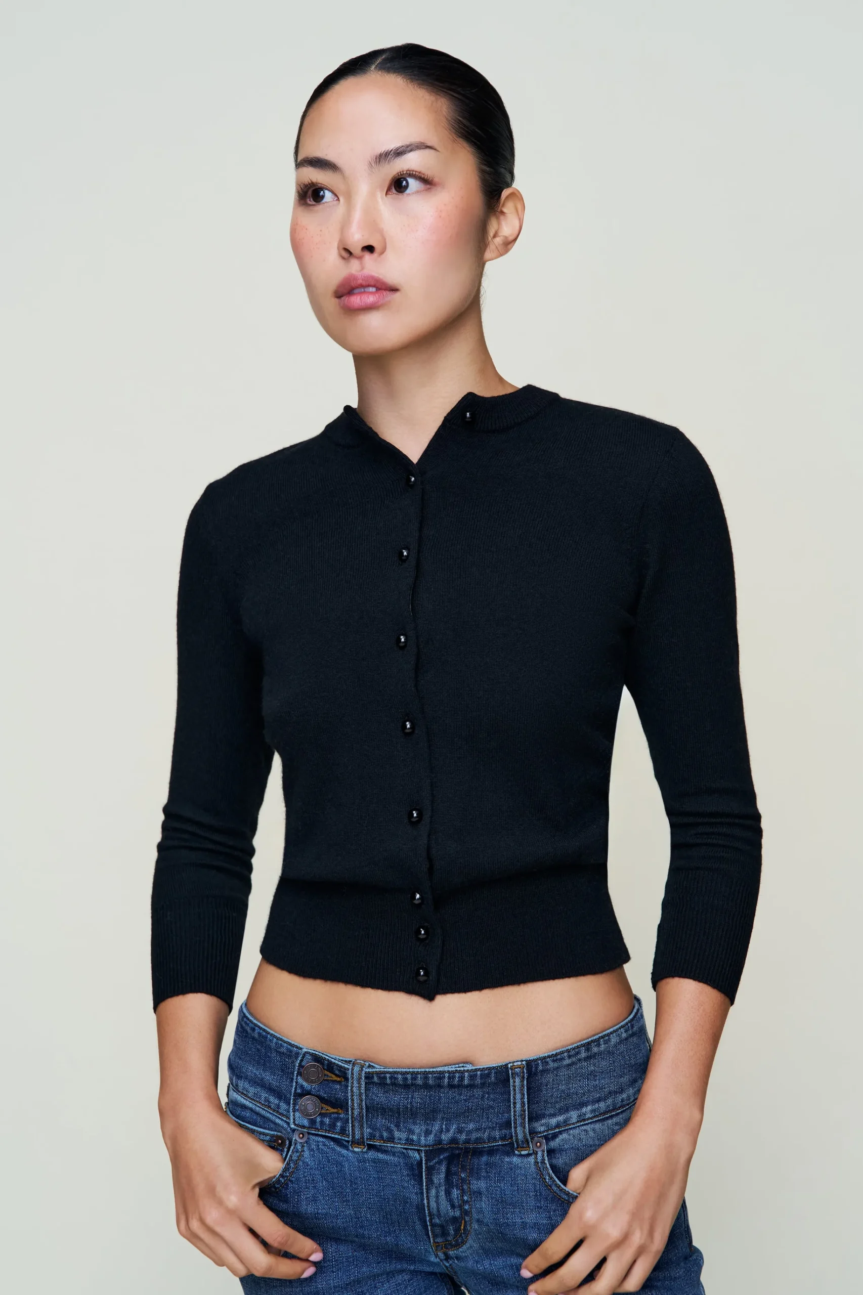 GUIZIO Emelie Wool Cardigan- Sweaters