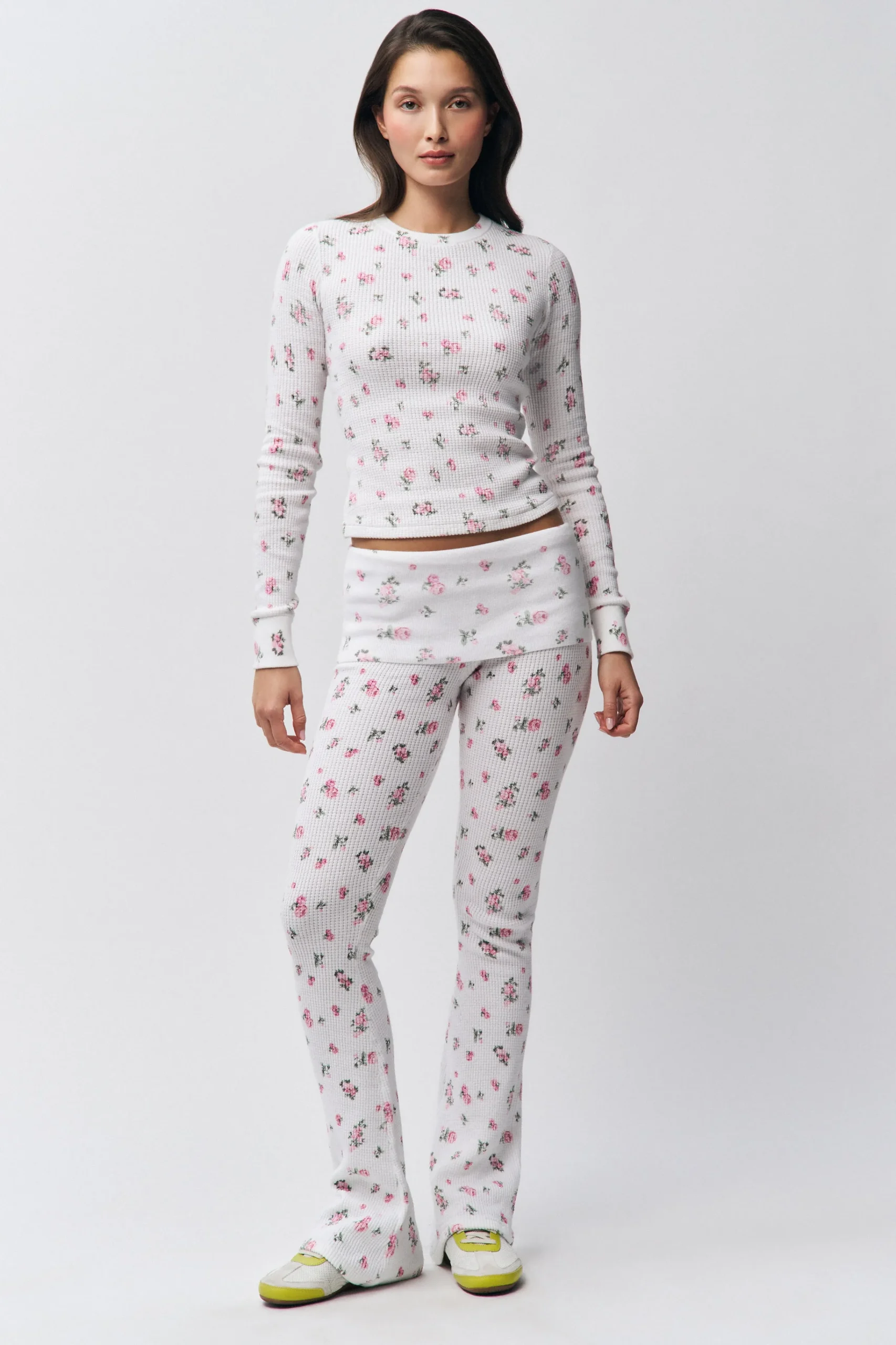 GUIZIO Flared Thermal Pant- Pants