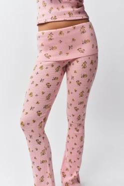 GUIZIO Flared Thermal Pant- Pants