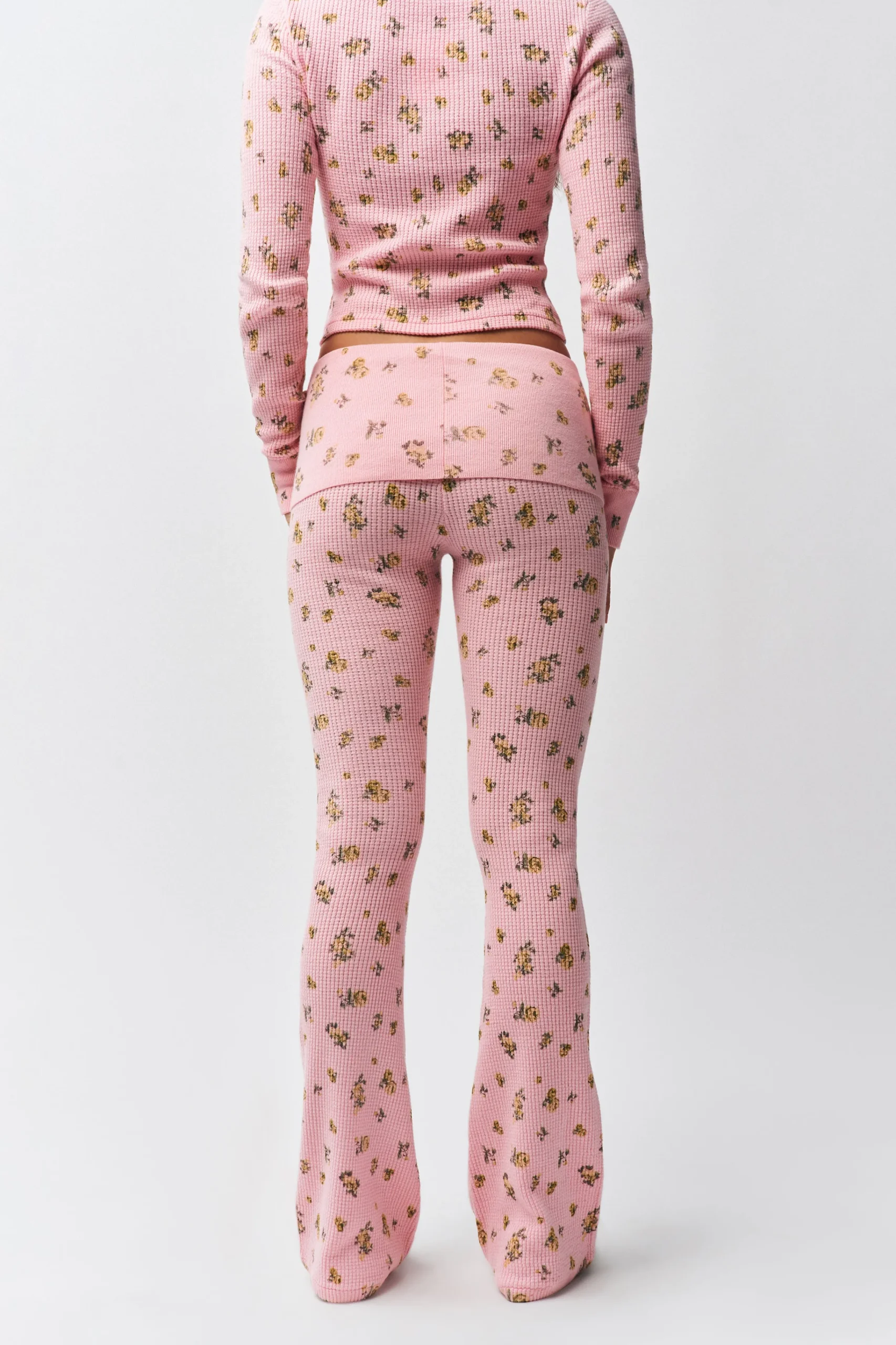 GUIZIO Flared Thermal Pant- Pants