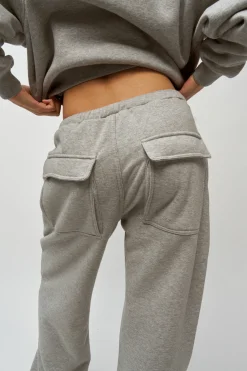 GUIZIO Fleece Cargo Sweatpant- Pants
