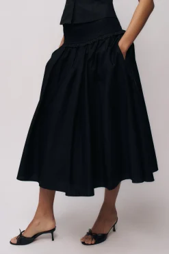 GUIZIO Fontana Skirt- Midi Skirts|Skirts