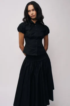 GUIZIO Fontana Skirt- Midi Skirts|Skirts